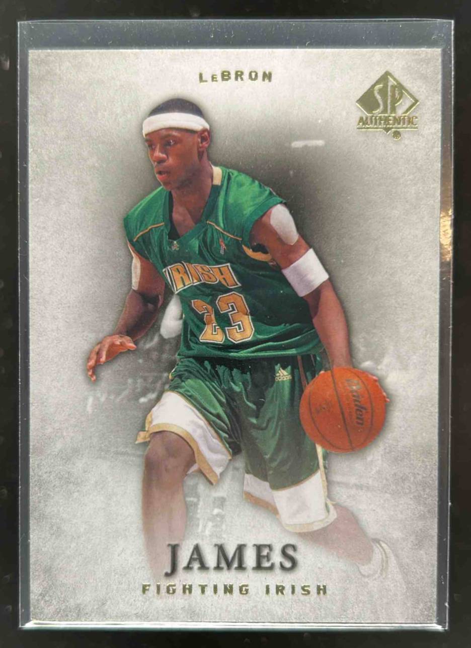 Card image for 2012-13 SP AUTHENTIC LEBRON JAMES #17