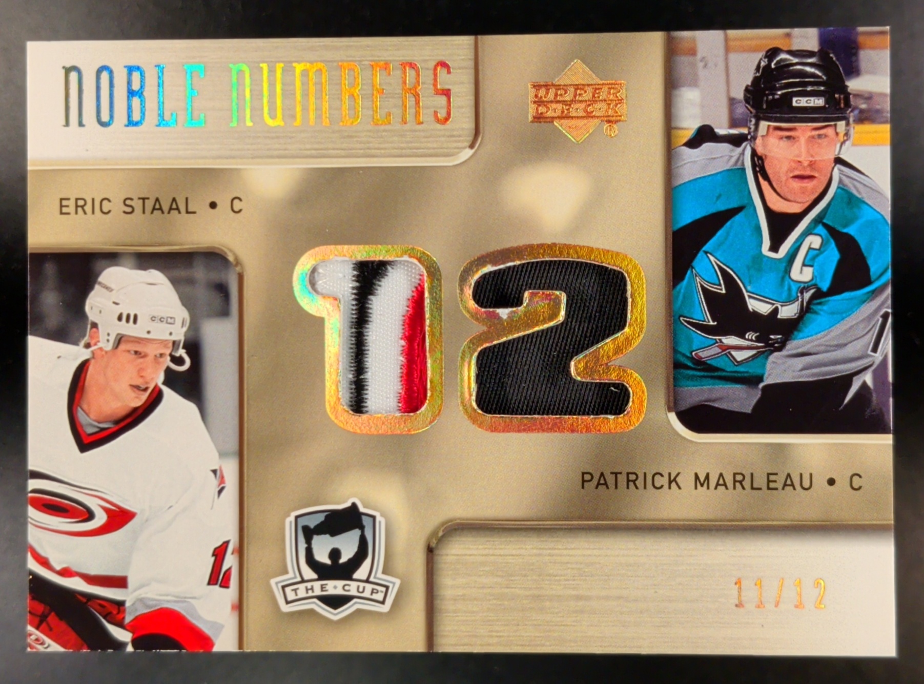 2005 The CupNoble Numbers #NN-SM Eric Staal Patrick Marleau /12 MEM