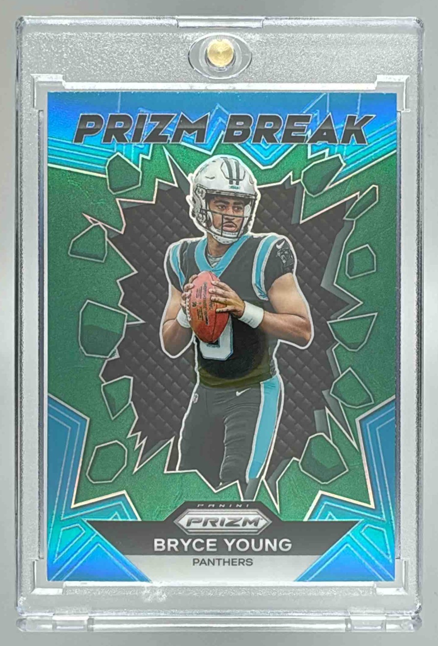 Card image for 2023 Panini Football Prizm Bryce Young Break #PB-3 RC Carolina Panthers