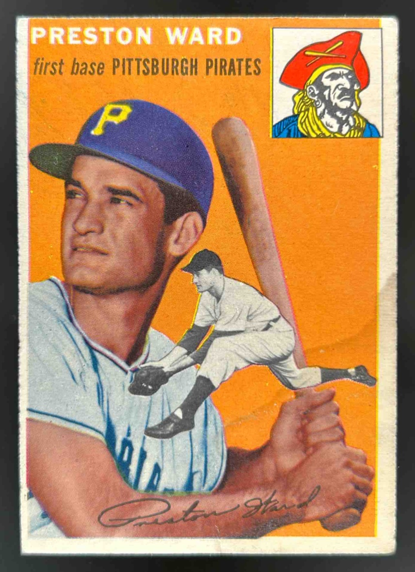 Card image for 1954 TOPPS BASEBALL PRESTON WARD #72 PITTSBURGH PIRATES