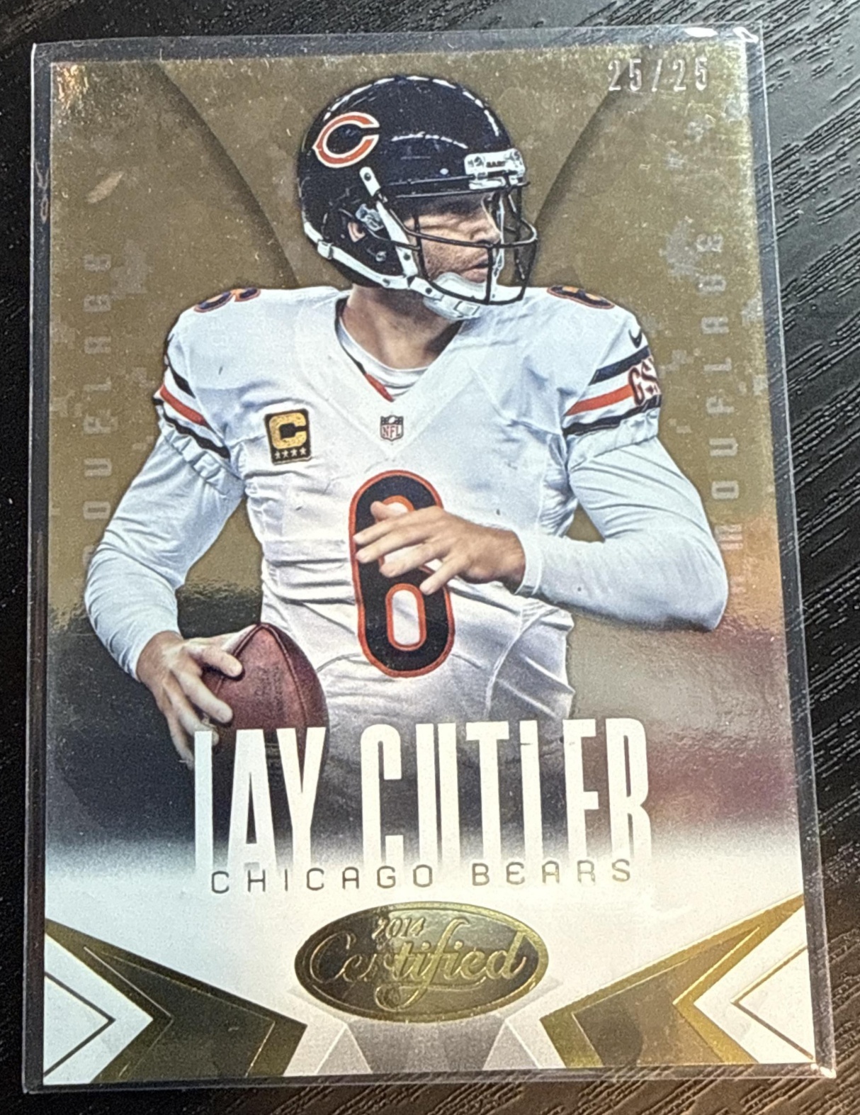 2014 Panini Certified Jay Cutler #17 Gold 25/25 Bears