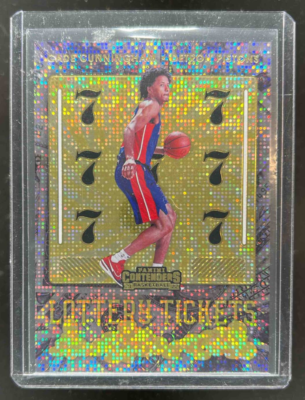 Card image for 2021-22 PANINI CONTENDERS CADE CUNNINGHAM LOTTERY TICKET #1 RC DETROIT PISTONS