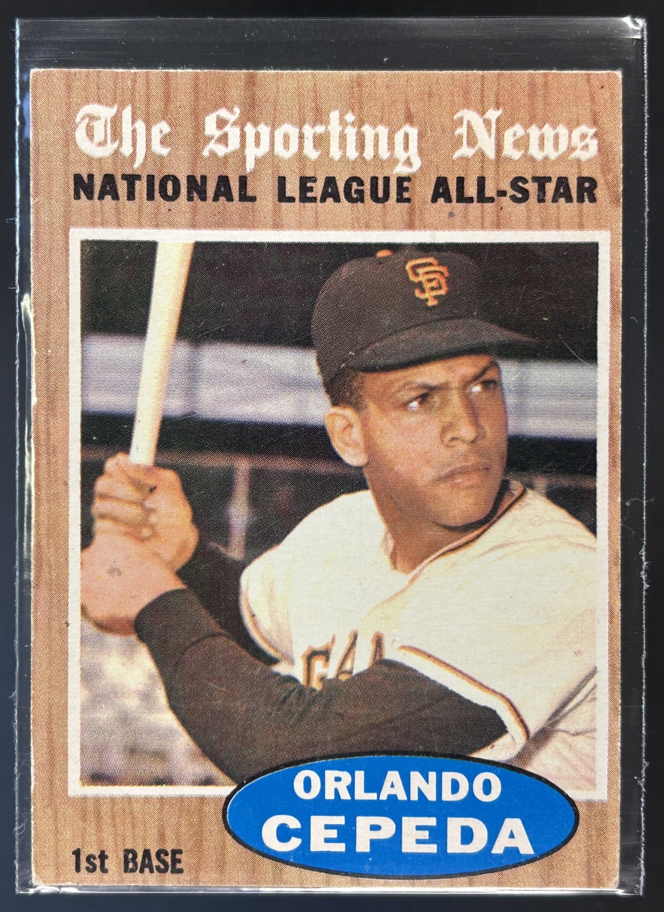 Card image for 1962 TOPPS ORLANDO CEPEDA #390 SAN FRANCISCO GIANTS MIDGRADE