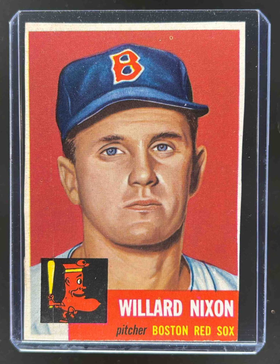 Card image for 1953 TOPPS BASEBALL WILLARD NIXON #30 BOSTON RED SOX