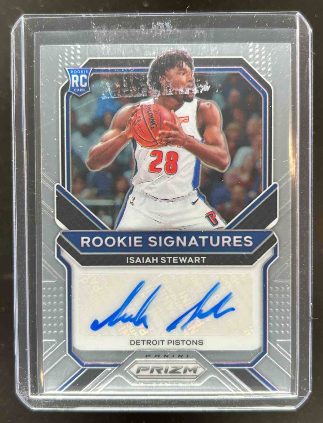 Card image for 2020-21 Panini Prizm Isaiah Stewart Rookie Signatures #RS-IST Auto RC Rookie