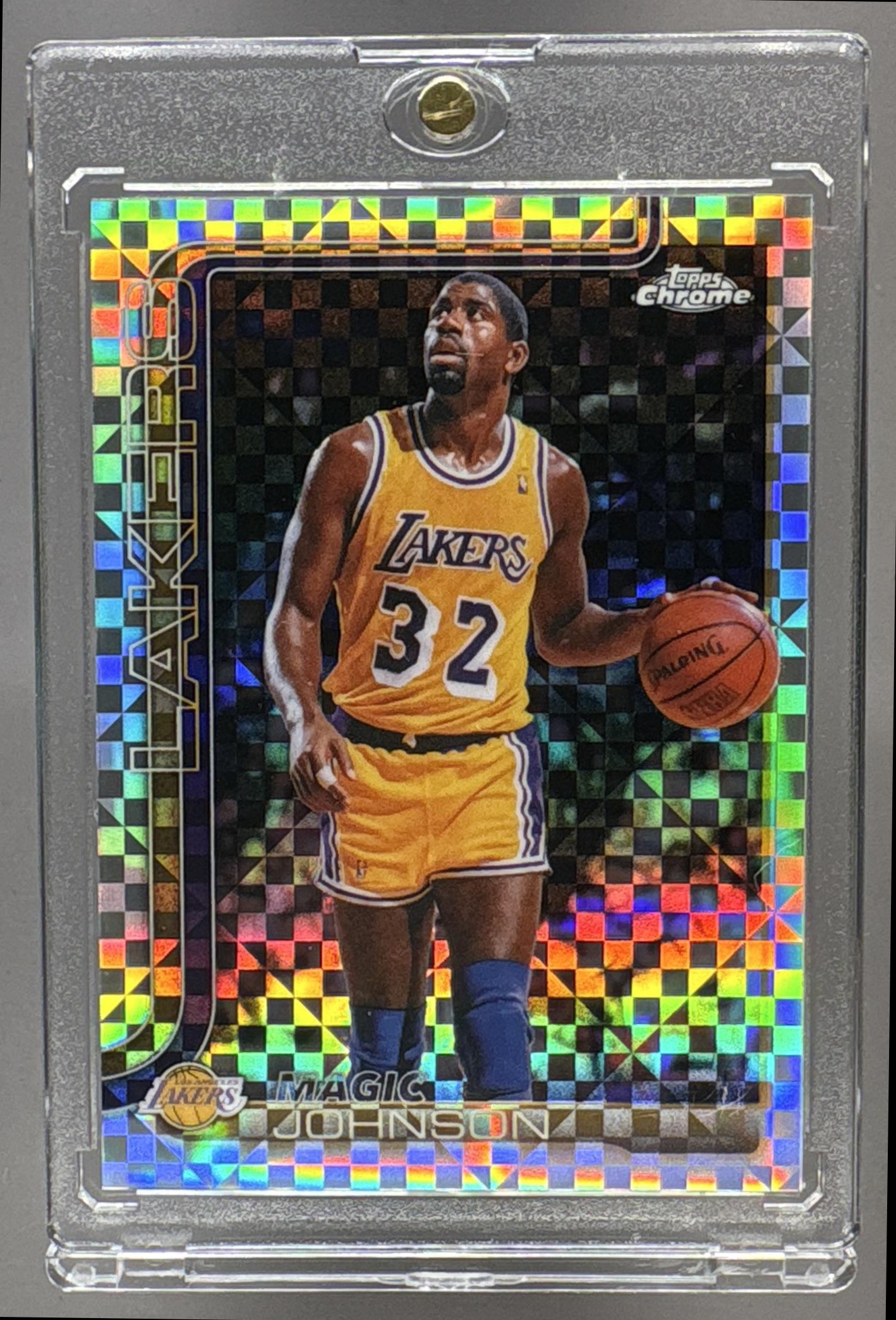 2025-26 TOPPS CHROME UPDATE MAGIC JOHNSON #149 X-FRACTOR LAKERS
