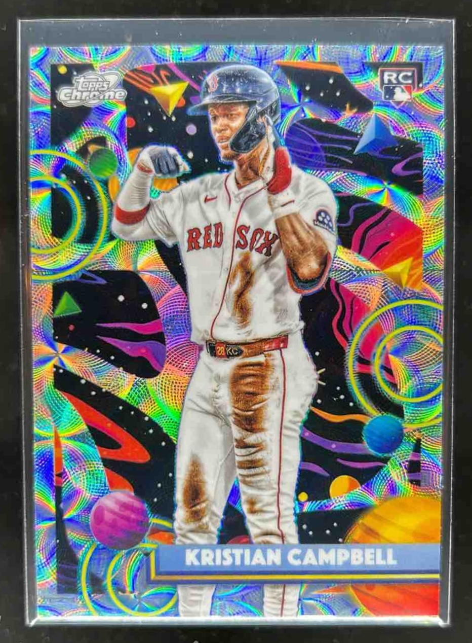 Card image for Kristian Campbell 2025 Topps Cosmic Chrome Nucleus Refractor
