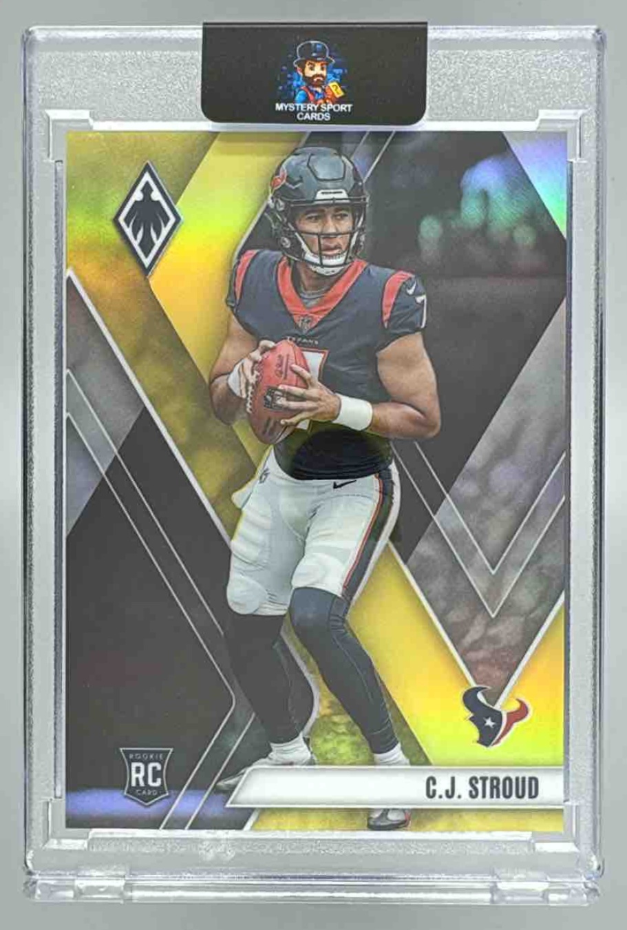Card image for 2023 Panini Football Phoenix C.J. Stroud Yellow /75 #102 RC Houston Texans