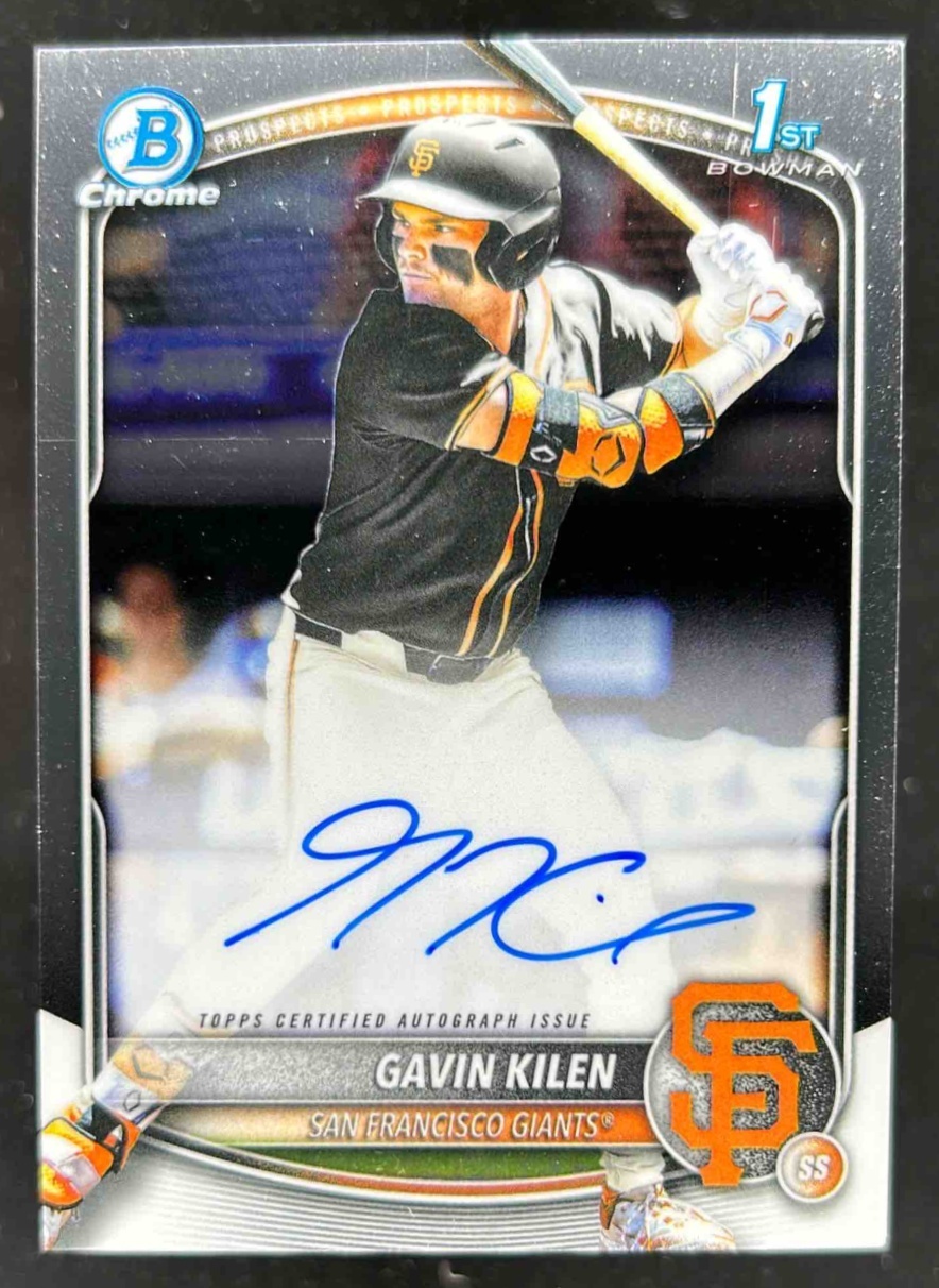 Card image for Gavin Kilen 2025 Bowman Draft Chrome Prospect Auto