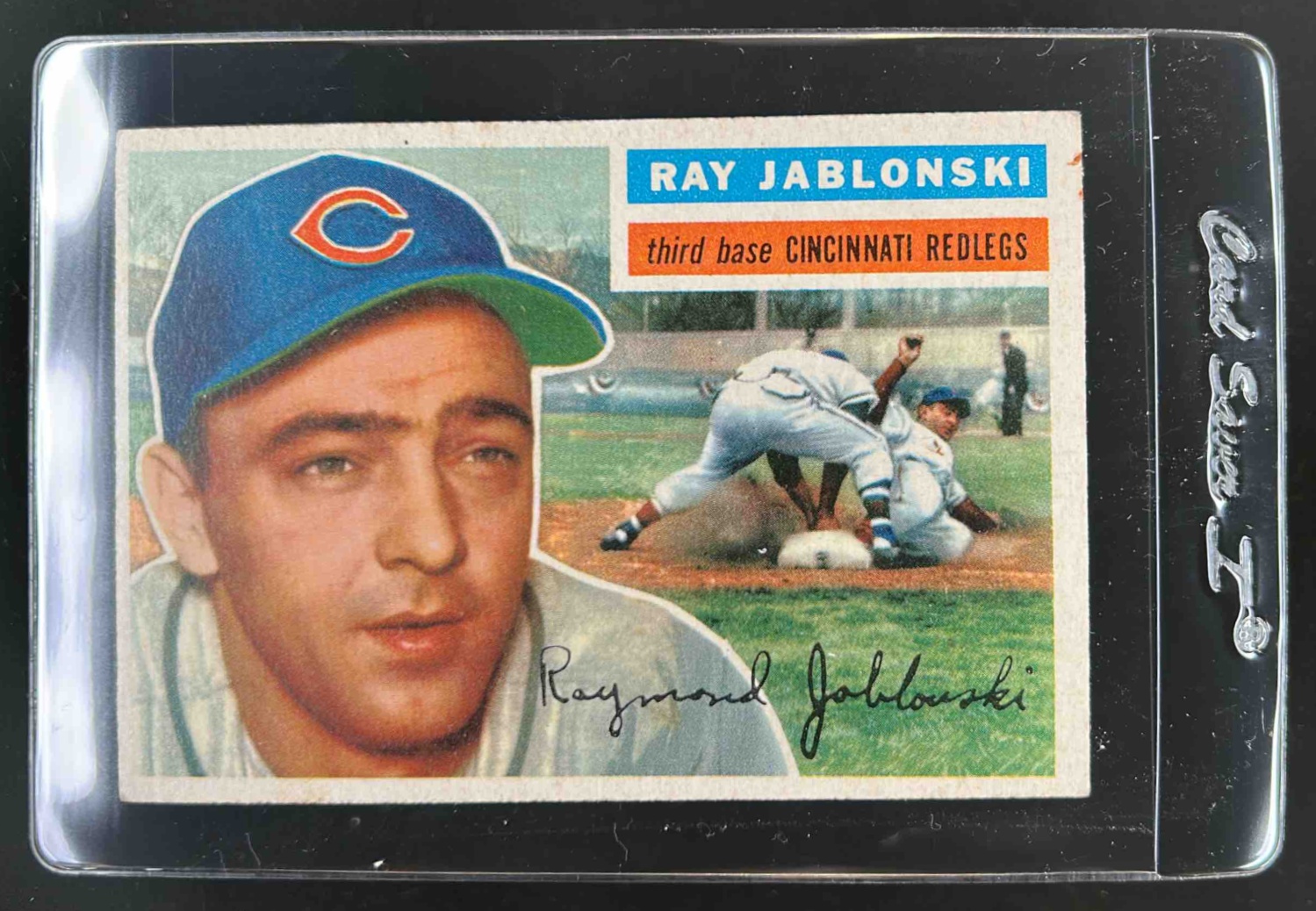 Card image for 1956 TOPPS BASEBALL RAY JABLONSKI #86B