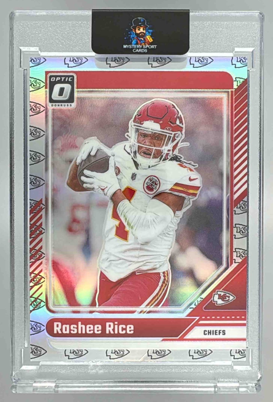 Card image for 2024 Panini Donruss Optic Rashee Rice Team Logo /32 #97 Chiefs