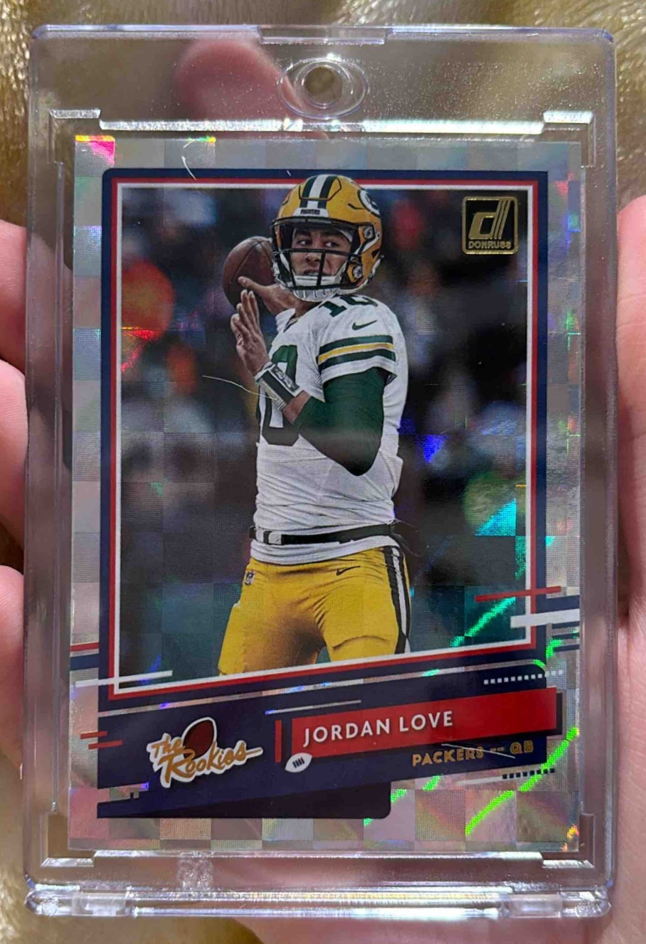Card image for 2020 Panini Football Donruss Jordan Love The Rookies #TR-JL RC Green Bay Packers