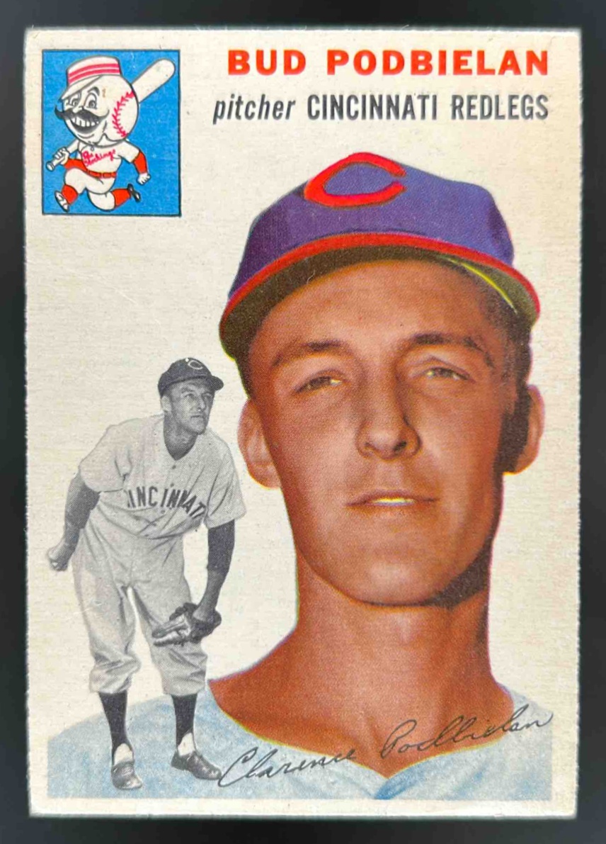 Card image for 1954 TOPPS BASEBALL BUD PODBIELAN #69