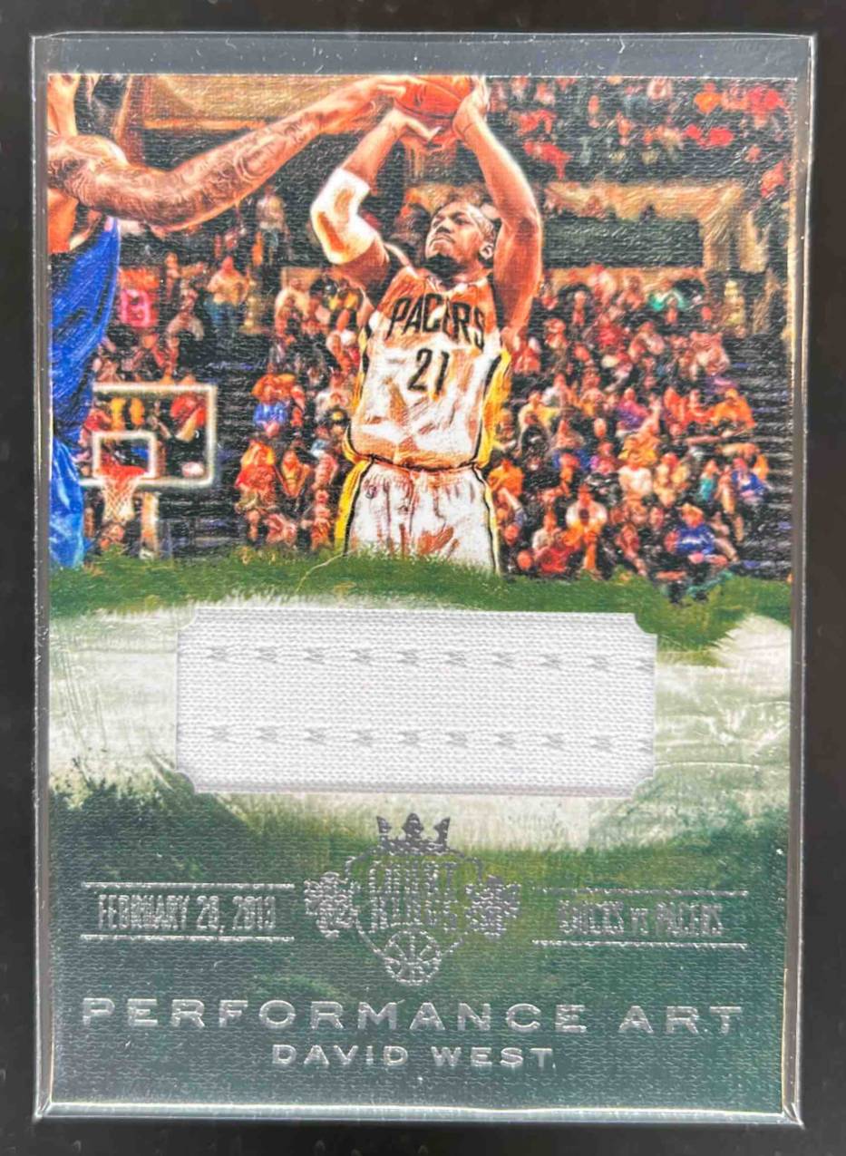 Card image for 2013-14 Panini Court Kings David West Performance Art Memorabilia /150 #37