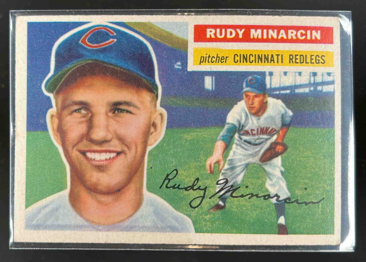 Card image for 1956 TOPPS RUDY MINARCIN #36A
