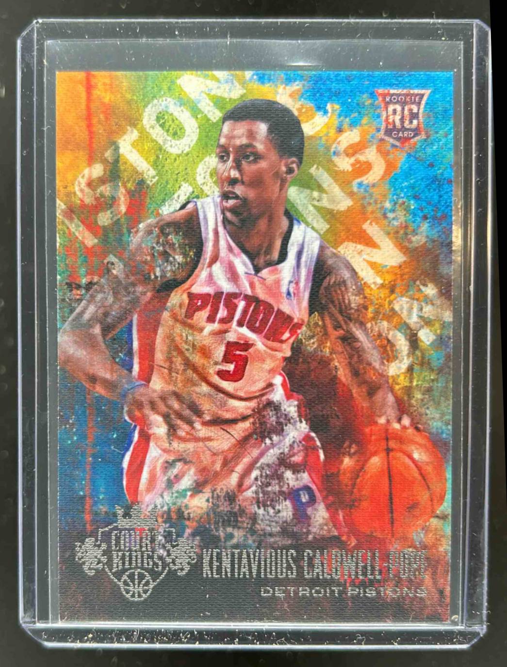 Card image for 2013-14 PANINI COURT KINGS KENTAVIOUS CALDWELL-POPE /225 #138 RC DETROIT PISTONS