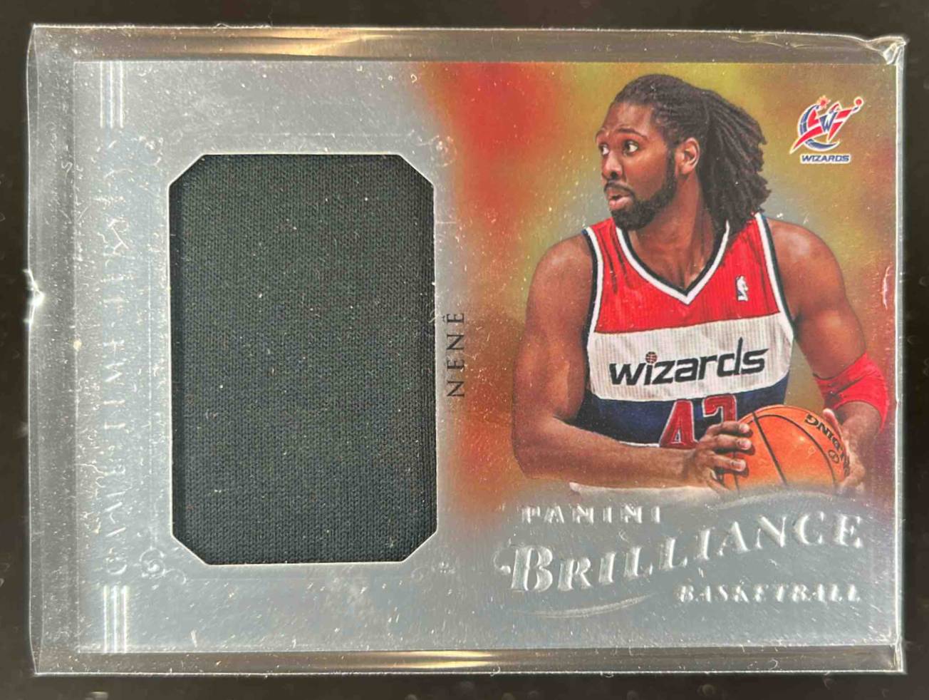 Card image for 2012-13 PANINI BRILLIANCE NENE GAME TIME JERSEYS #39 WASHINGTON WIZARDS