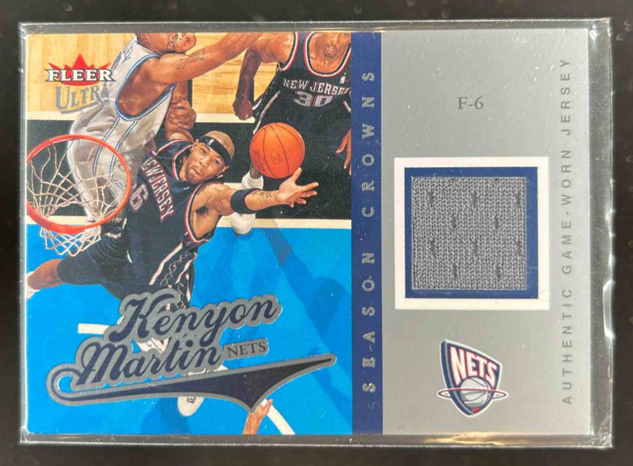 Card image for 2004-05 FLEER ULTRA KENYON MARTIN SEASON CROWNS GAME USED /349 #SC-KM MEM