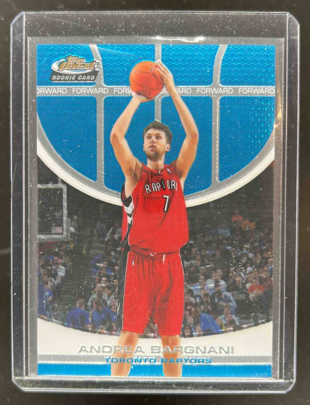 Card image for 2005-06 TOPPS FINEST ANDREA BARGNANI /379 #140 TORONTO RAPTORS