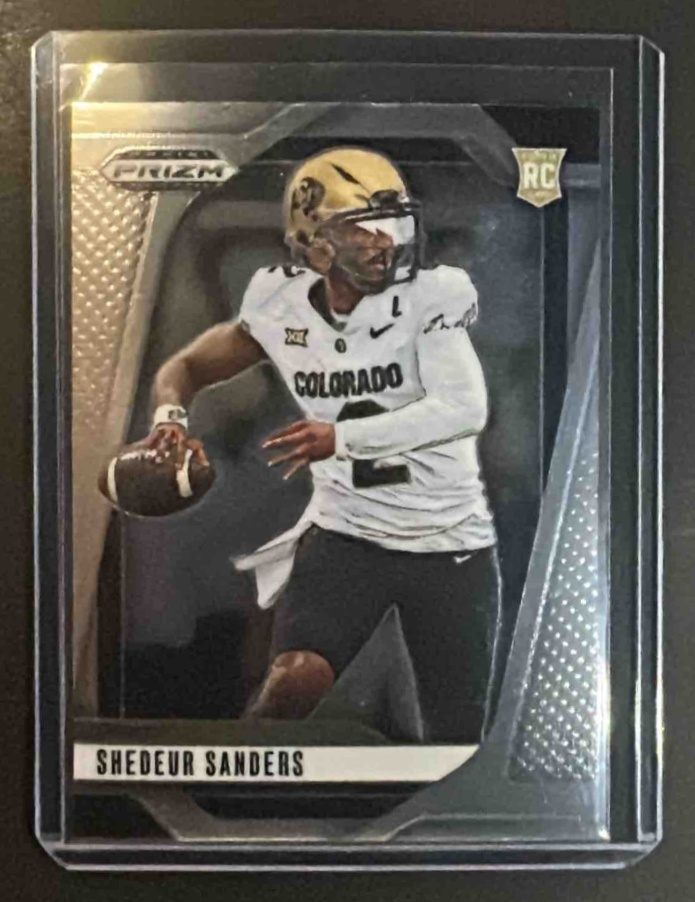 Card image for 2025 Panini Prizm Draft Picks Shedeur Sanders #19 RC Buffaloes