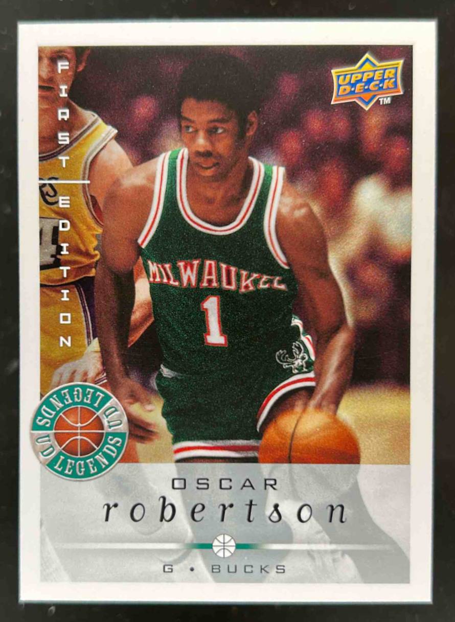 Card image for 2008-09 UPPER DECK FIRST EDITION OSCAR ROBERTSON #214 MILWAUKEE BUCKS