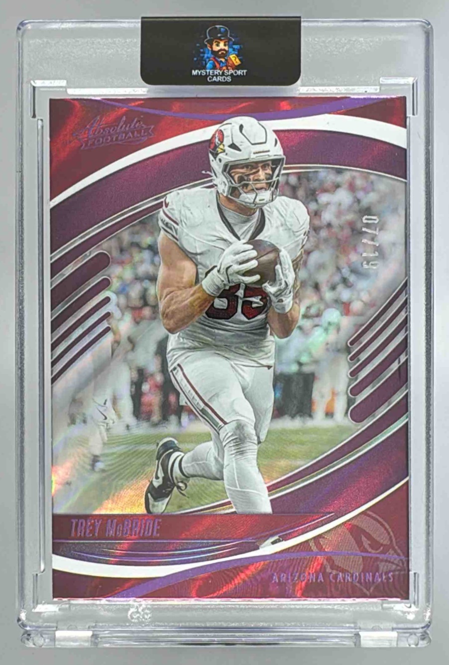 Card image for 2025 Panini Absolute Trey McBride Spectrum Splash /16 #83 Cardinals