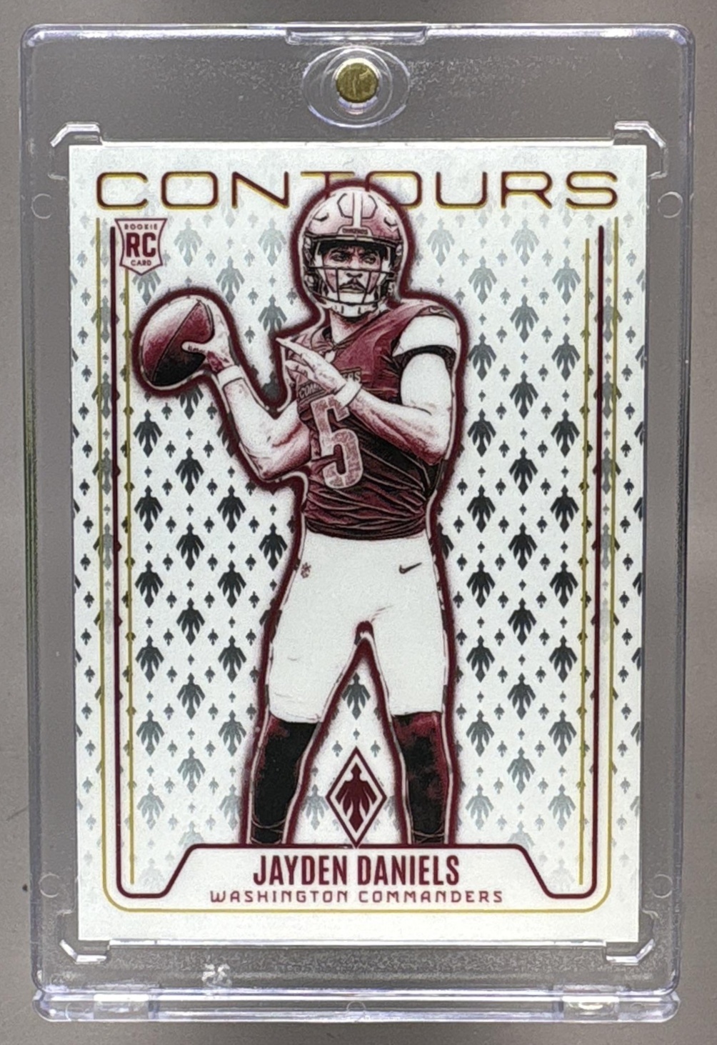 2024 PANINI PHOENIX JAYDEN DANIELS #CON-JDS CONTOURS RC COMMANDERS