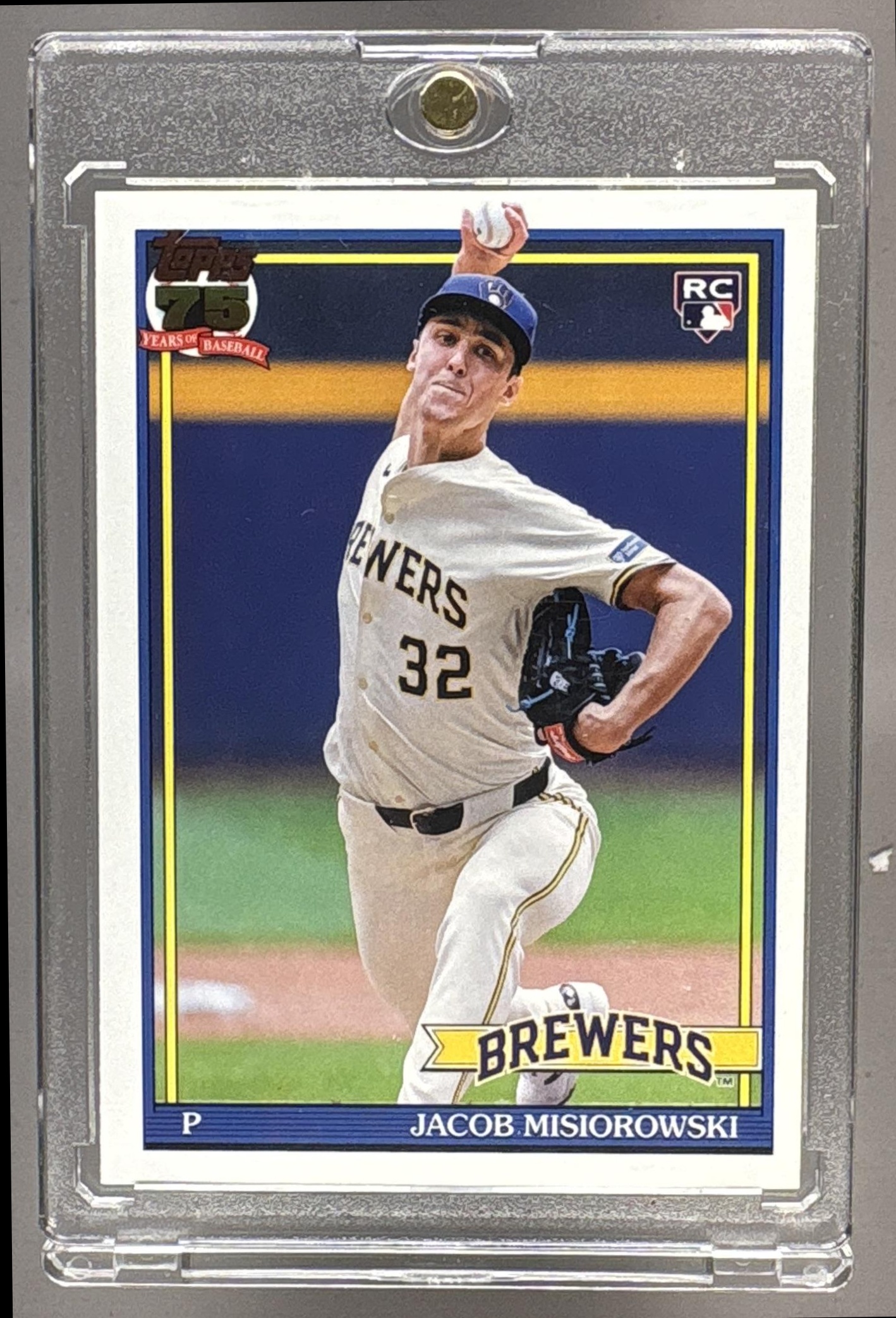 2026 TOPPS SERIES 1 JACOB MISIOROWSKI #T91-74 1991 RC BREWERS