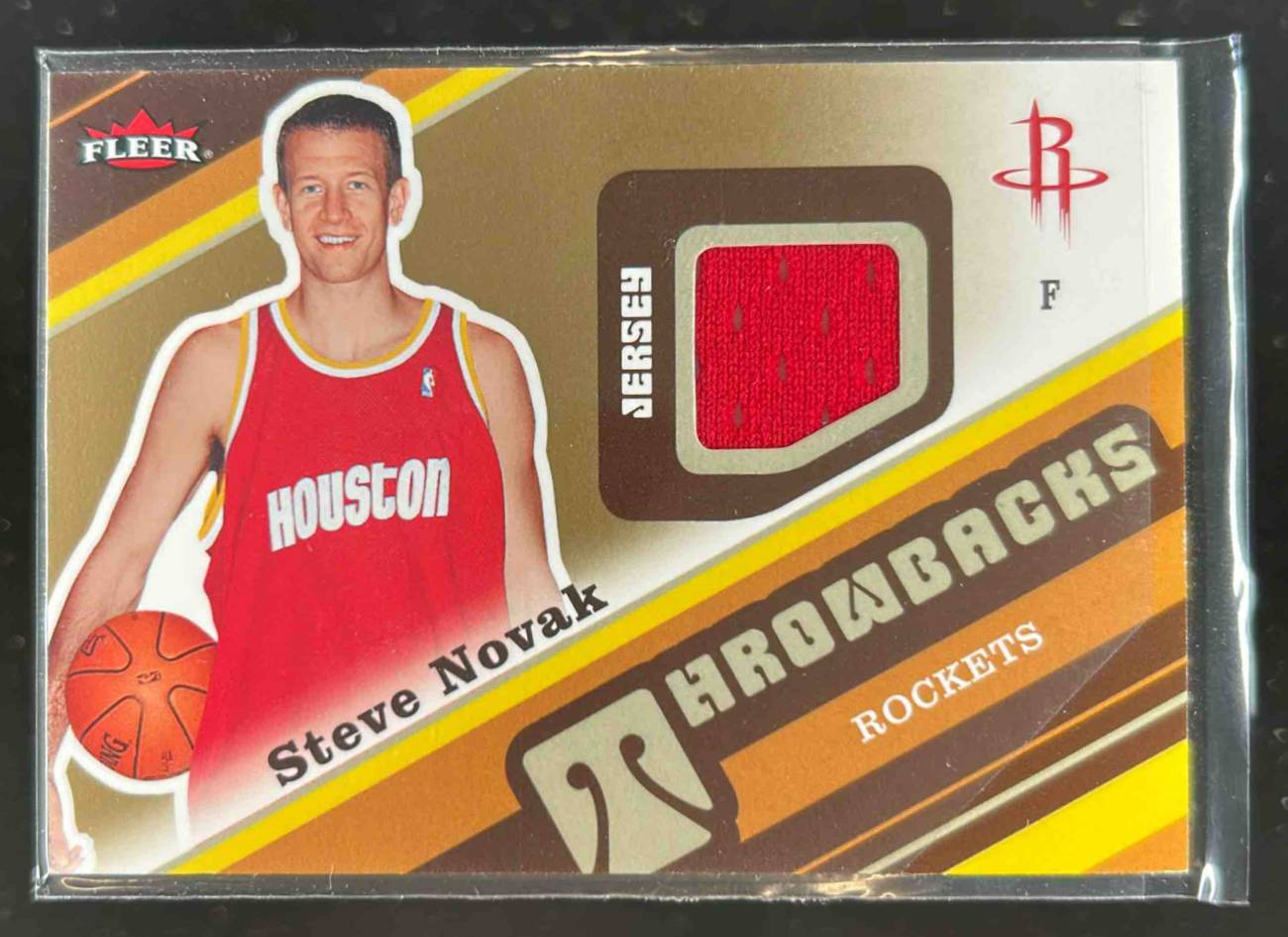 Card image for 2006-07 FLEER STEVE NOVAK THROWBACKS #T-SN RC ROOKIE HOUSTON ROCKETS