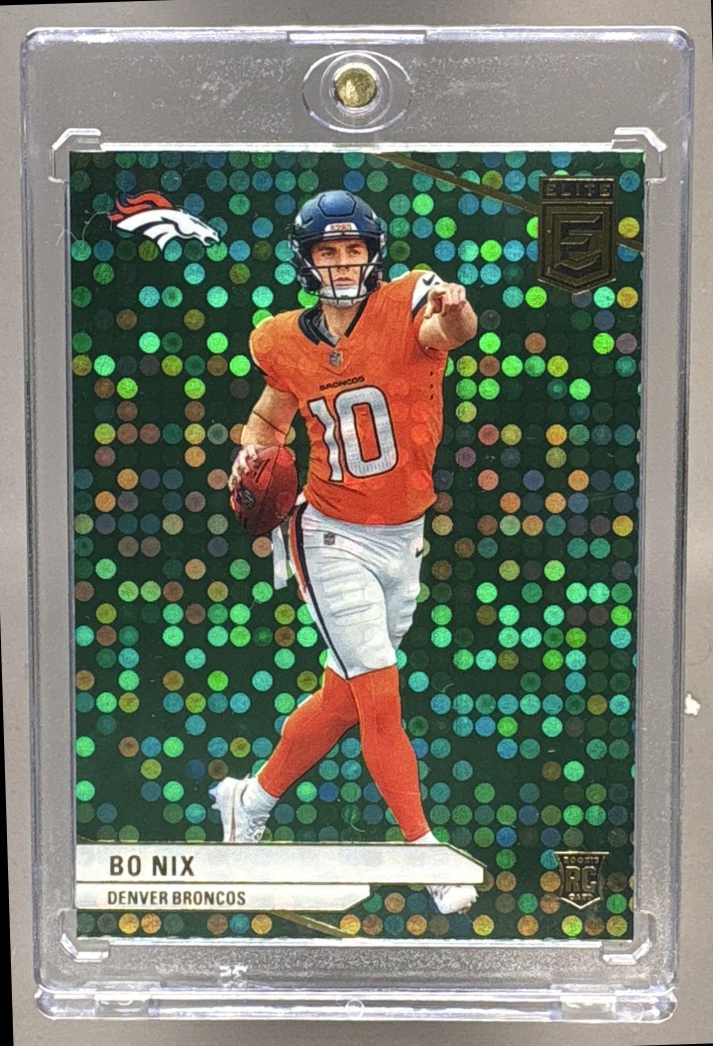 2024 PANINI DONRUSS ELITE BO NIX #175 GREEN DISCO RC BRONCOS
