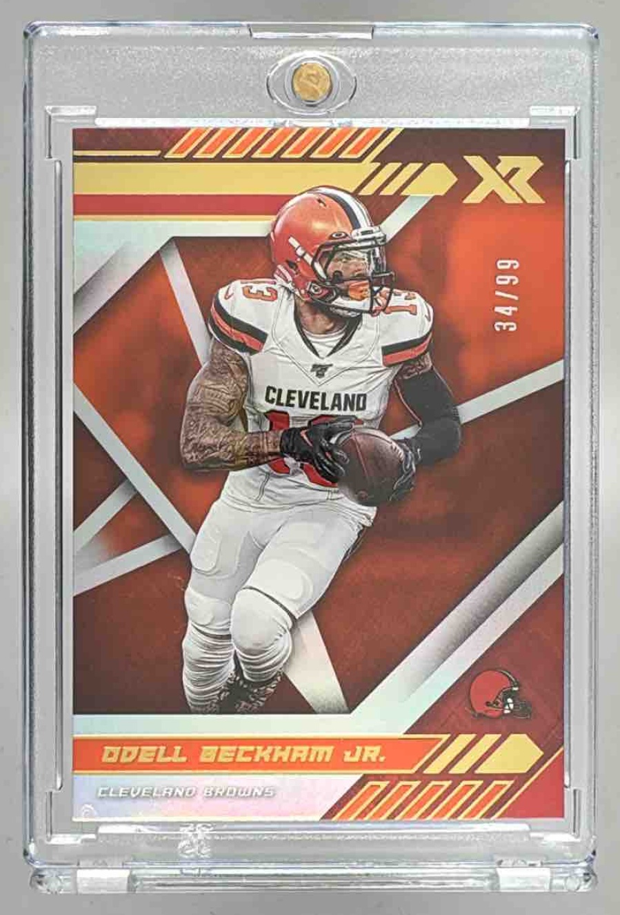 Card image for 2020 Panini Football Score Odell Beckham Jr. #63 Cleveland Browns