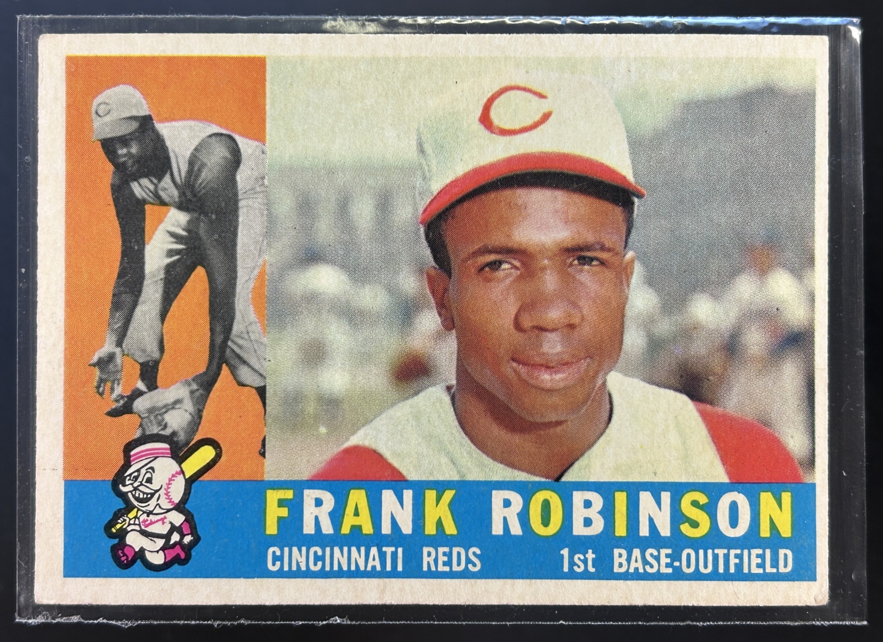 Card image for 1960 TOPPS FRANK ROBINSON #490 CINCINNATI REDS