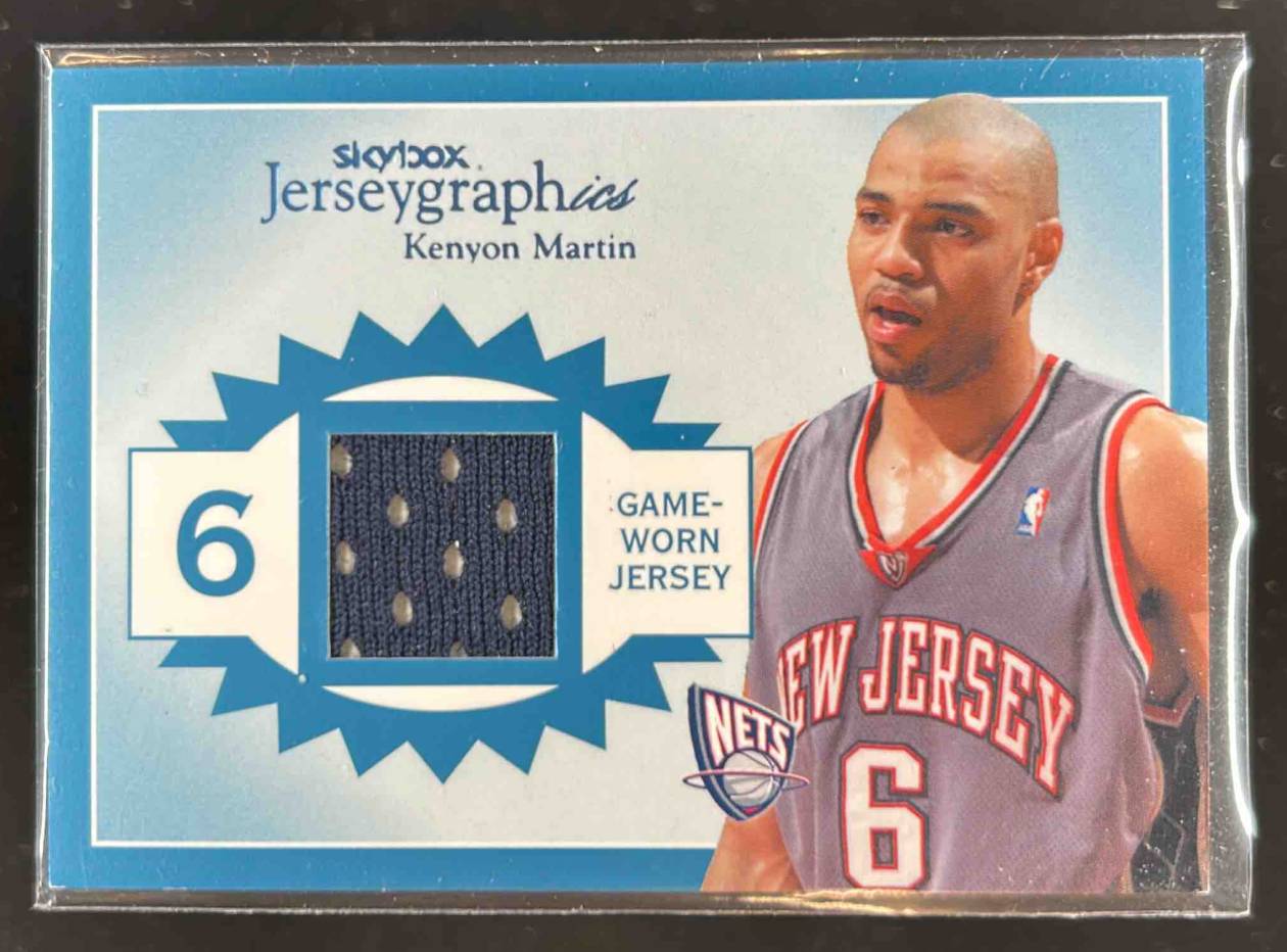 Card image for 2003-04 SKYBOX AUTOGRAPHICS KENYON MARTIN JERSEYGRAPHICS /350 #J-KM2