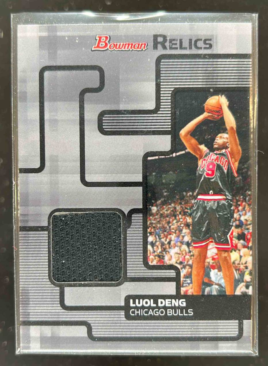 Card image for 2007-08 BOWMAN LUOL DENG RELICS #BR-LD MEM CHICAGO BULLS