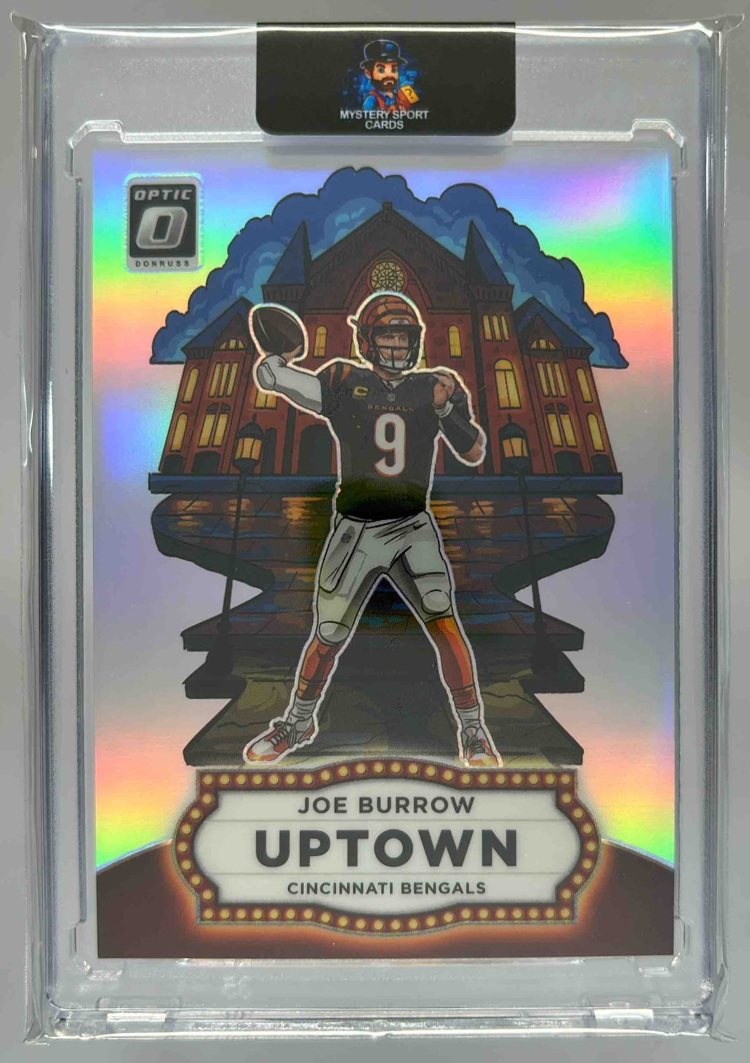 Card image for 2025 Panini Football Donruss Optic Joe Burrow Uptown #12 Cincinnati Bengals