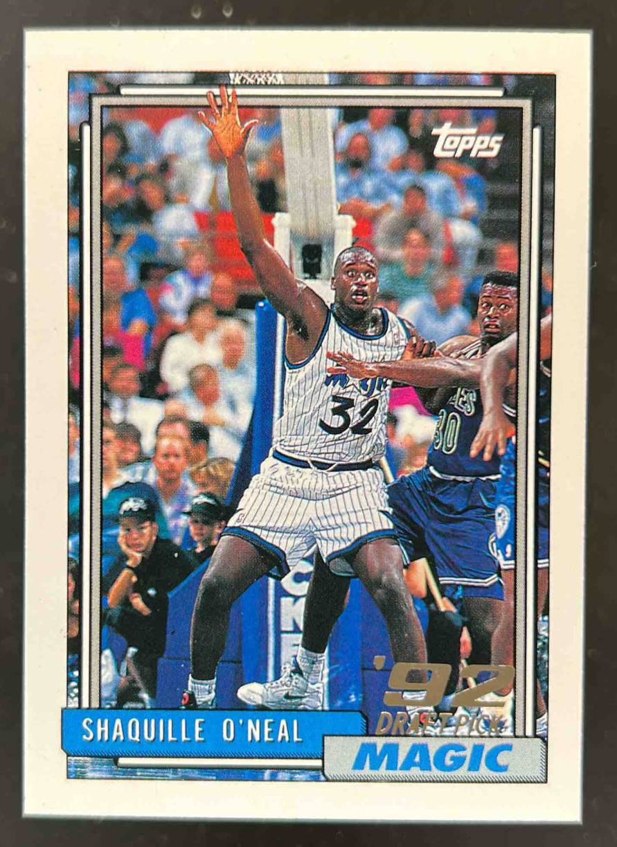 Card image for 1992-93 TOPPS SHAQUILLE O'NEAL #362 RC ROOKIE ORLANDO MAGIC