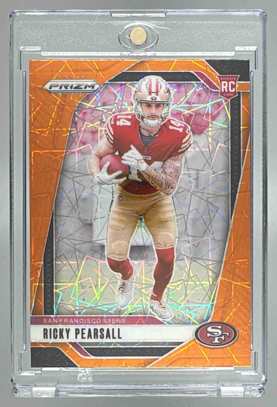 Card image for 2024 Panini Football Prizm Ricky Pearsall #383 RC San Francisco 49ers