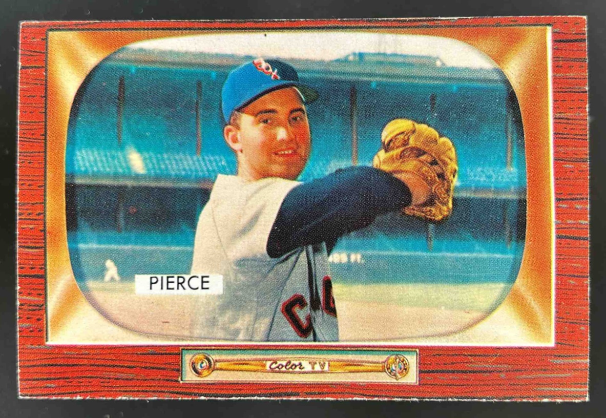 Card image for 1955 BOWMAN BASEBALL BILLY PIERCE #214 CHICAGO WHITE SOX