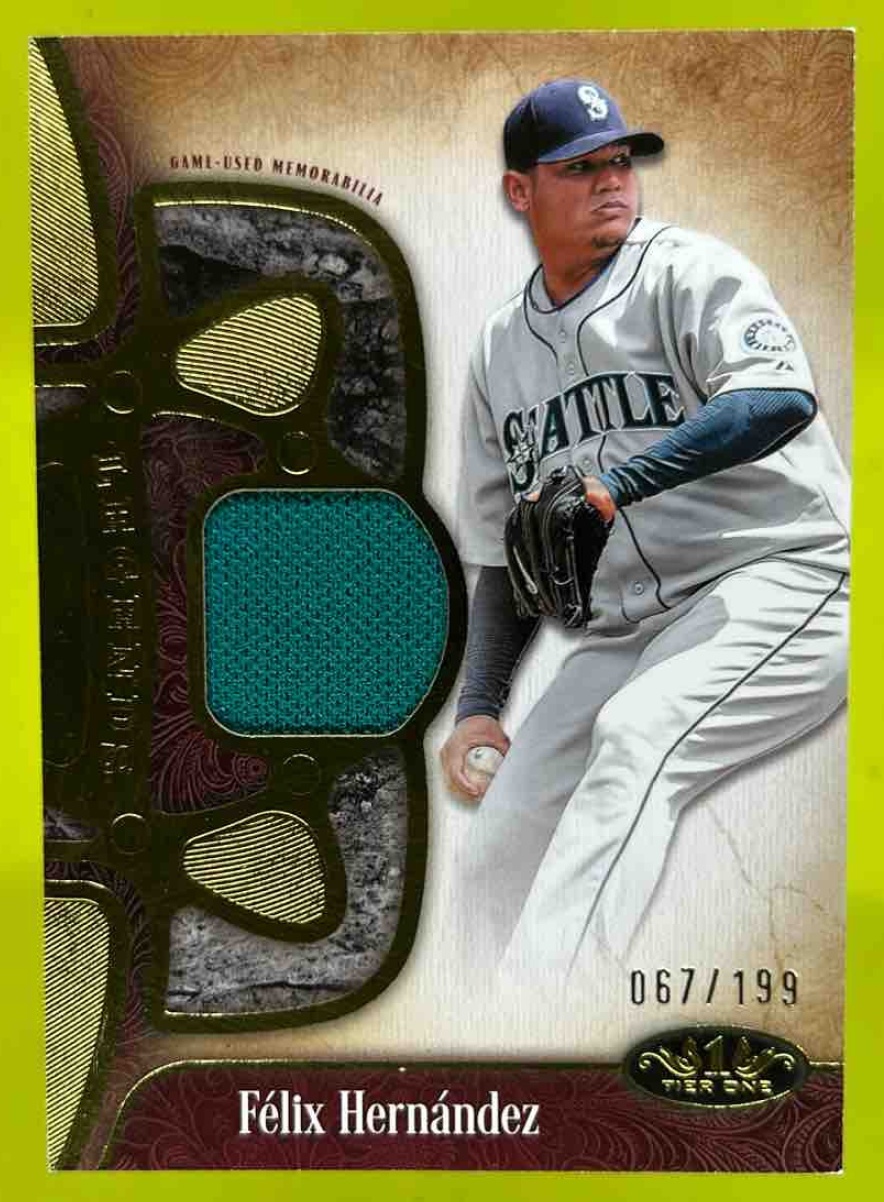 Card image for Felix Hernandez 2026 Topps Tier One Legend Relic /199