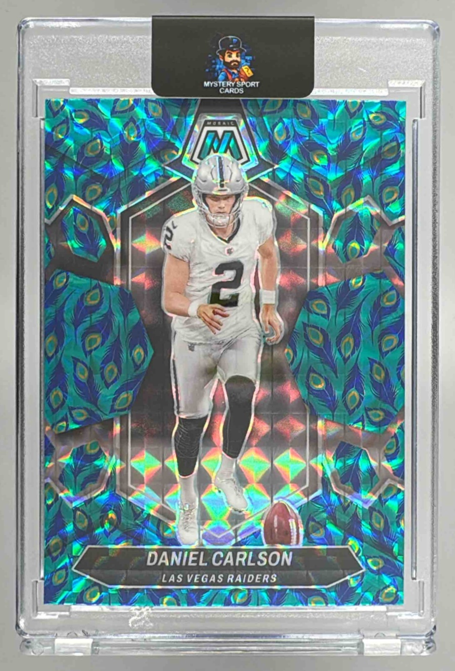 Card image for 2024 Panini Football Mosaic Daniel Carlson #119 Las Vegas Raiders