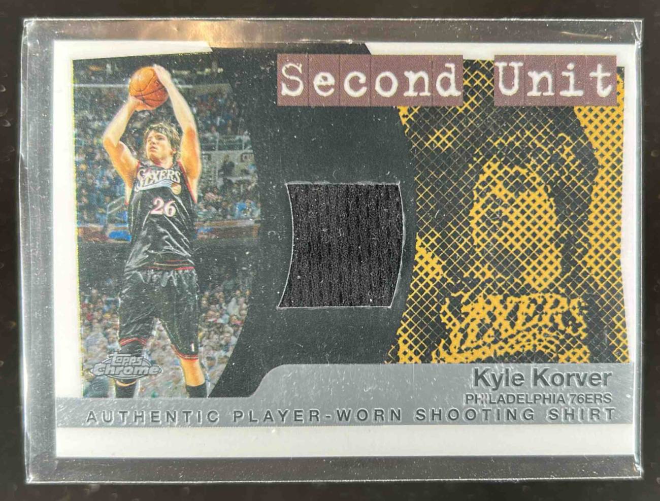 Card image for 2005-06 TOPPS CHROME KYLE KORVER SECOND UNIT /400 #SU-KK PHILADELPHIA 76ERS
