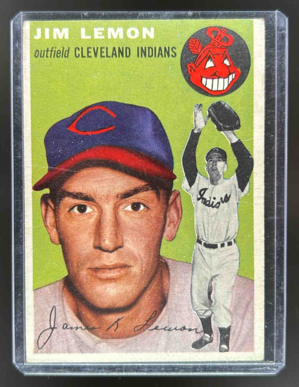 Card image for 1954 TOPPS BASEBALL JIM LEMON #103 RC