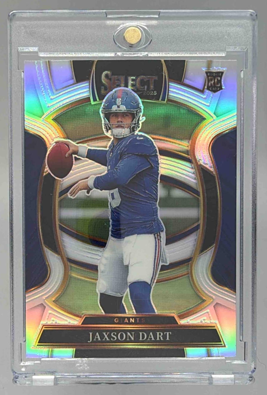 Card image for 2025 Panini Football Select Jaxson Dart Concourse #93 RC New York Giants