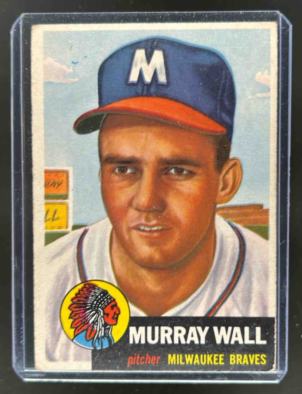 Card image for 1953 TOPPS BASEBALL MURRAY WALL #217 RC