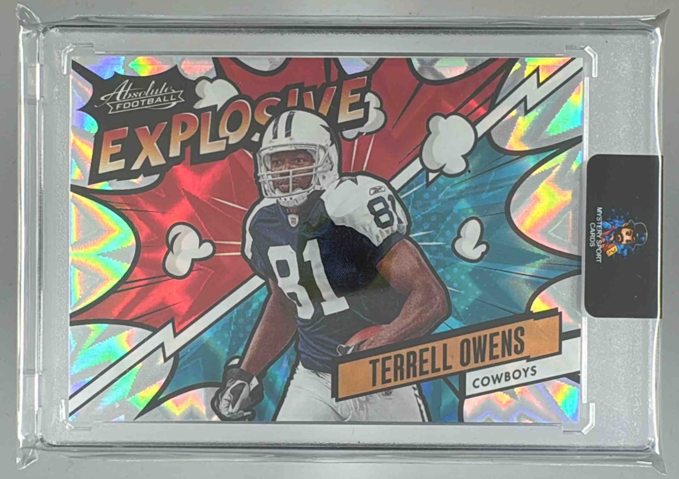 Card image for 2024 Panini Football Absolute Terrell Owens Explosive #EX-TOS Dallas Cowboys