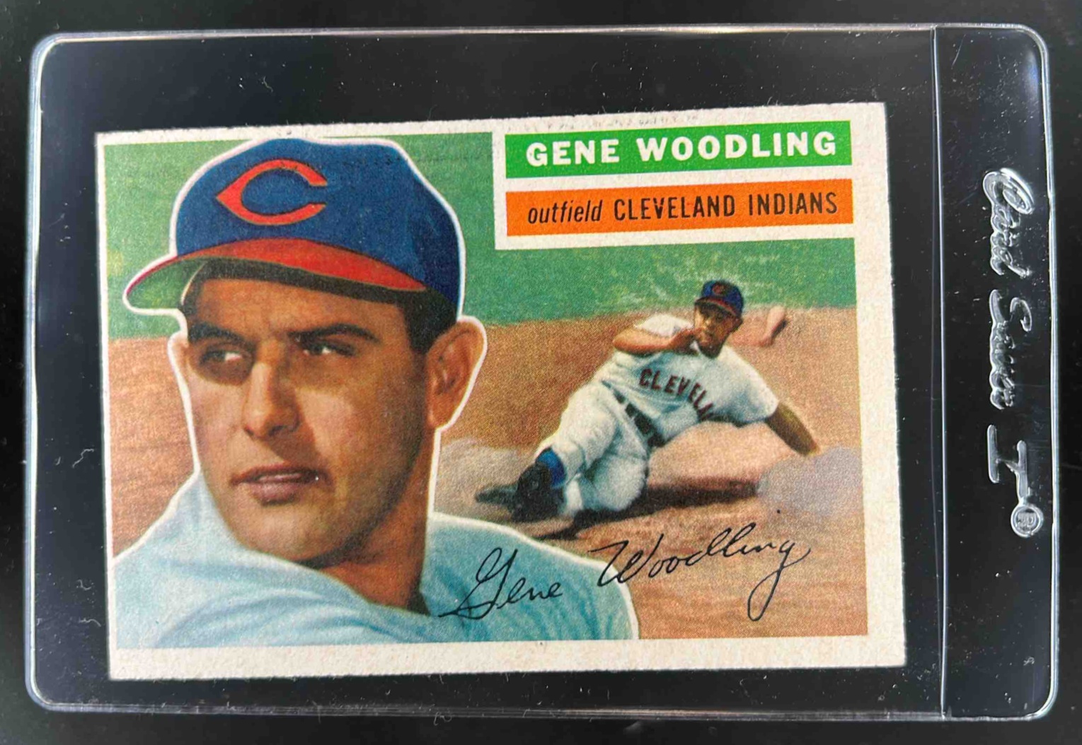 Card image for 1956 TOPPS GENE WOODLING #163B