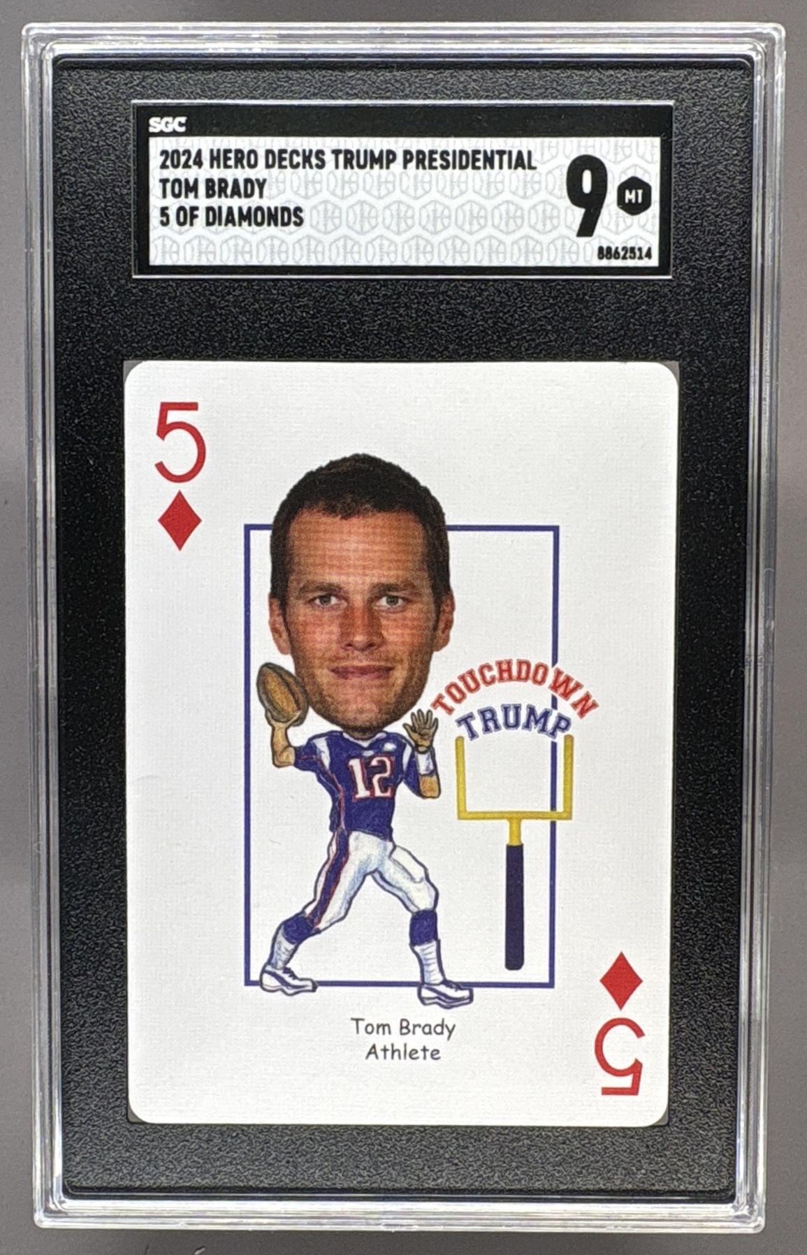 2024 HERO DECKS TOM BRADY PRESIDENTAL SGC 9