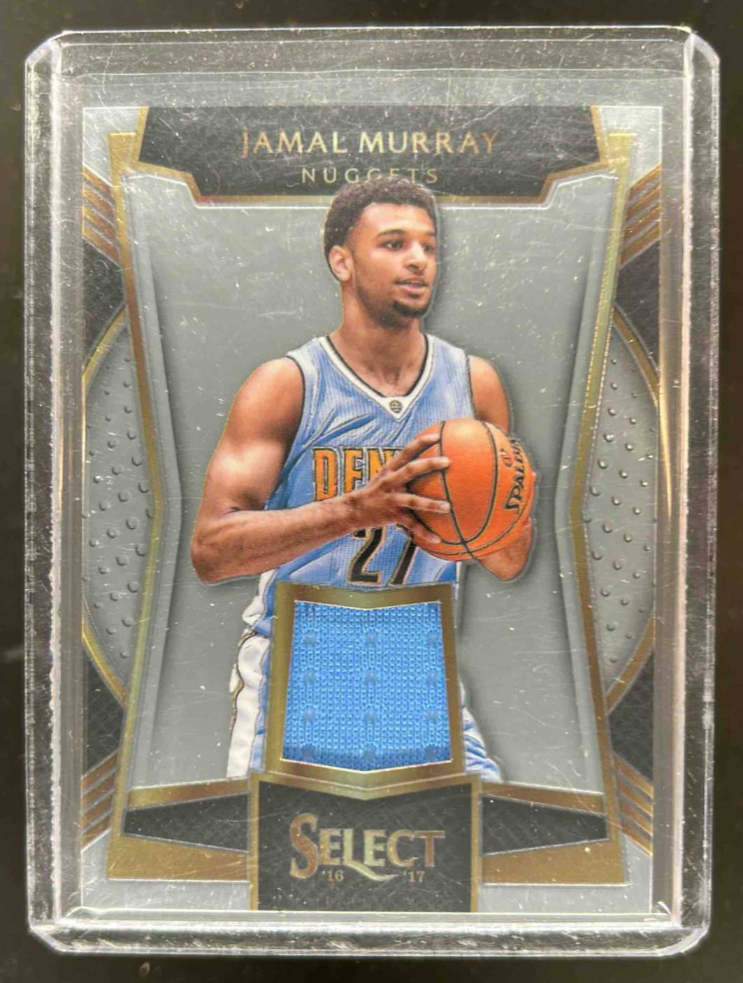 Card image for 2016-17 PANINI SELECT JAMAL MURRAY ROOKIE SWATCHES #20 MEM RC DENVER NUGGETS
