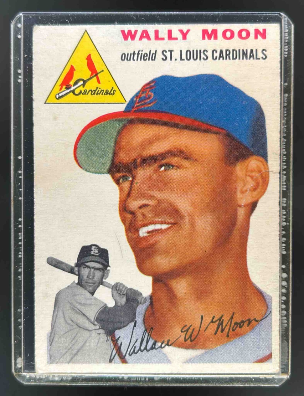 Card image for 1954 TOPPS WALLY MOON #137 RC ROOKIE ST. LOUIS CARDINALS