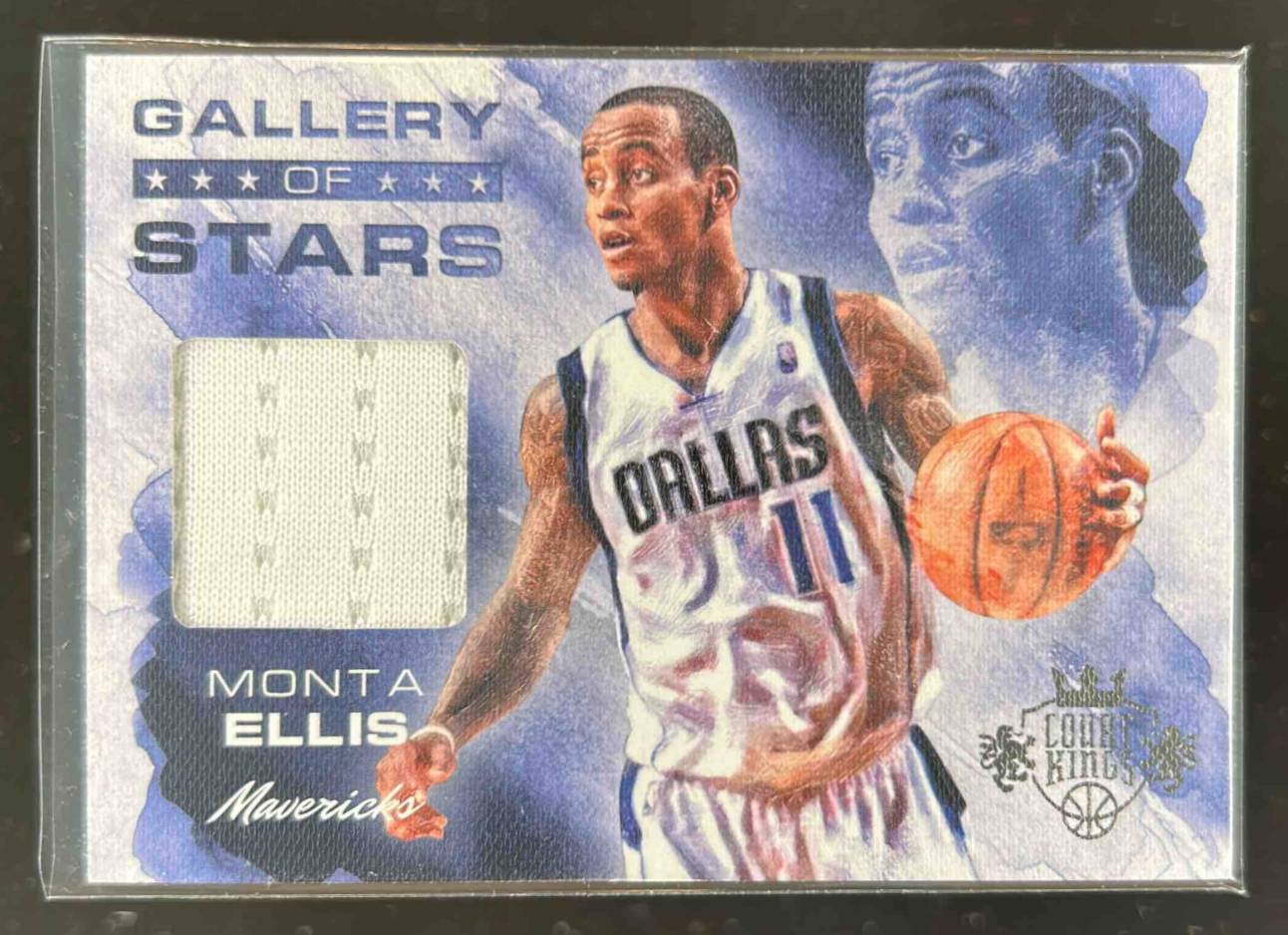 Card image for 2013-14 Panini Court Kings Monta Ellis Gallery of Stars Jerseys 47 /99 #19